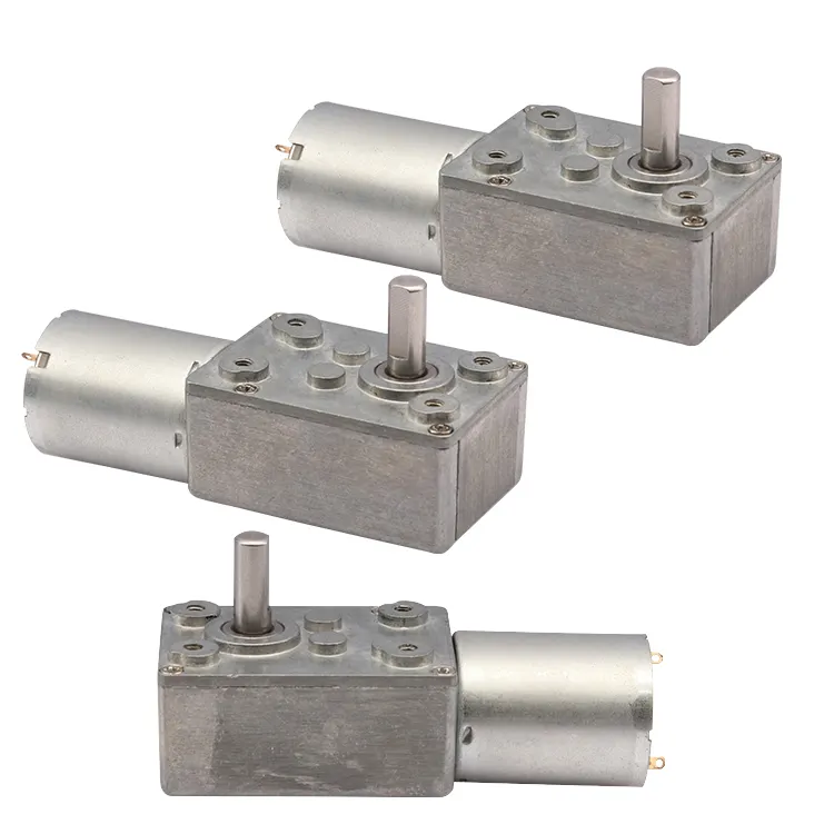 JSX330-370 DC 12V động cơ bánh răng bền nhỏ gọn Xây Dựng Cơ khí DC 12V Worm Gear Motor cho đồ chơi thông minh xe hộp số