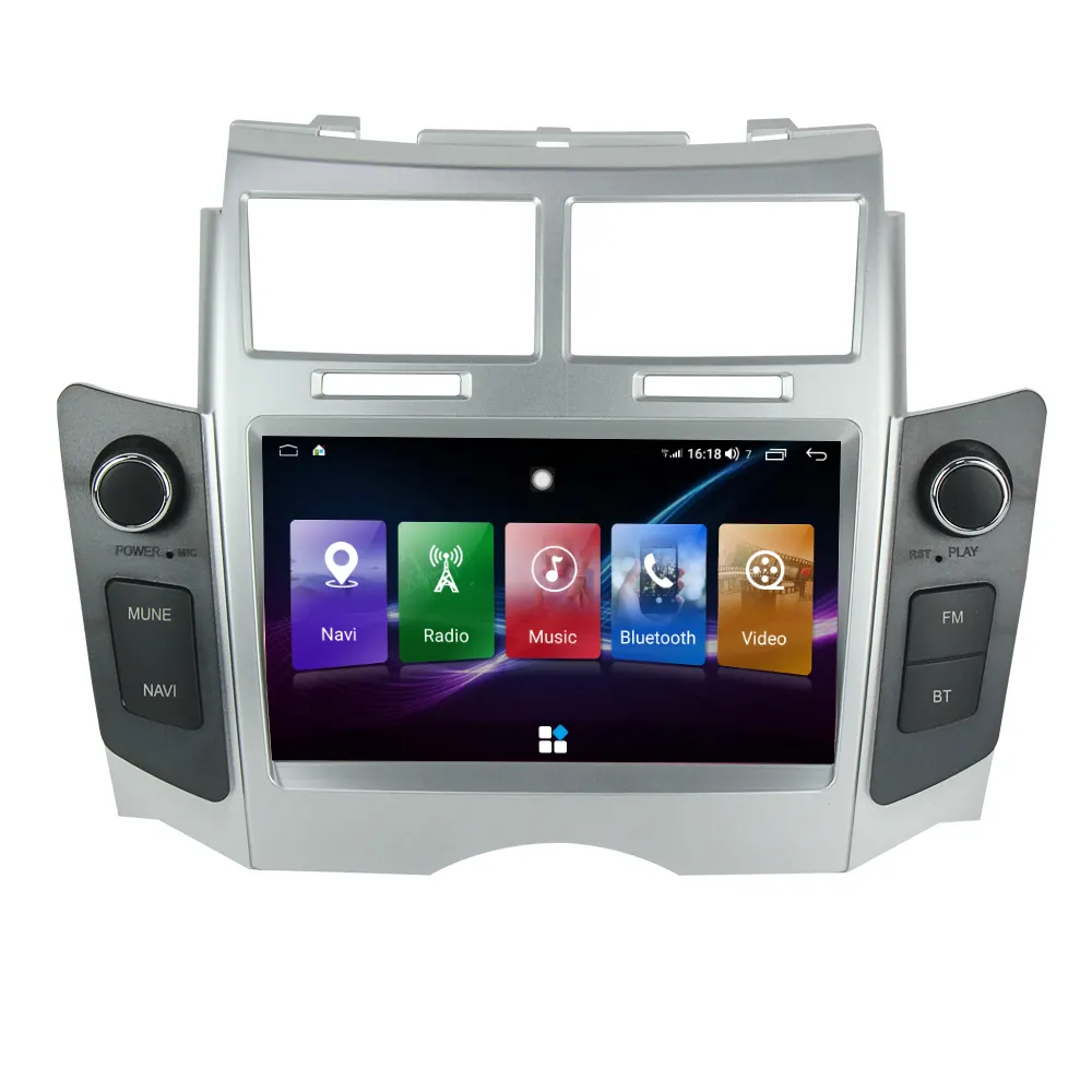 Kirinavi Android 10 touch screen per toyota yaris 2005 2011 gps Carplay sistema di navigazione automatica Android lettore dvd multimediale per auto