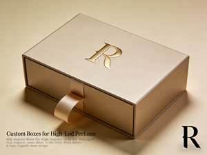Custom Boxes for Packing Luxury Gold <b>Drawer</b> Perfume Box Gold Foil Logo Gift Packaging for Fragrance Cosmetics - Product Image 6
