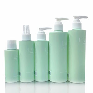 Juego de Envases de Cosméticos de Lujo Vacíos en Verde Mate, Tarro de Crema de Plástico, Botella de Loción para Crema Facial - Product Image 4