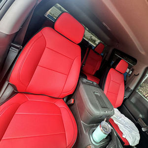 ชุดหุ้มเบาะรถยนต์แบบสั่งทำพิเศษ 5 ที่นั่ง หนังเทียม ครบชุด สำหรับ Chevrolet Silverado Chevy Silverado 1500 HD ปี 2007-2025 - Product Image 2