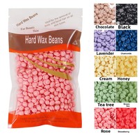 Prix de Gros Perles de Cire Dure Basse Fusion Forte Viscosité 100g Haricots de Cire Épilatoire