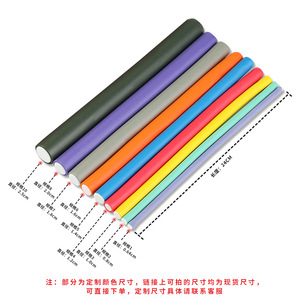 Bigoudi éponge amazonien, tige en caoutchouc, bigoudi sans chaleur pour cheveux lâches ou en boucles, rouleau à cheveux, en vrac ou en lots. - Product Image 4