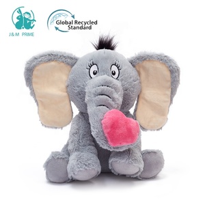 Valentines's Day Promotional <b>Gifts</b> Cute Stuffed <b>Elephant</b> Custom Logo Plush <b>Elephant</b> Toy - Product Image 4