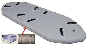 Bateau de sauvetage gonflable <span class=keywords><strong>WOLIN</strong></span> DSP380 en PVC Hypalon de 1,2 mm, couleur personnalisée, respectueux de l'environnement, pour la navigation aquatique, 6 à 12 personnes - Product Image 2