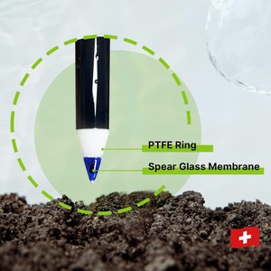 Apera Instruments GroStar GS2 PenTester for Soil Samples Apera Instruments AI102G GroStar Series GS2 Soil PH Pen Tester Kit for - Product Image 2