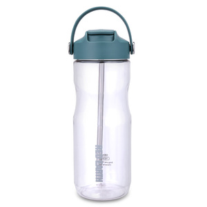 Botella de Agua Deportiva y de Viaje, TRITAN, Libre de BPA, Plástico Transparente, Nueva, Personalizada, para Gimnasio - Product Image 1