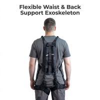 Exosquelette de soutien lombaire et dorsal flexible avec cadre élastique, support ergonomique pour le levage, le pliage et la réduction de la fatigue au travail