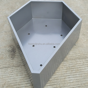 Jardinière rectangulaire en acier inoxydable de taille personnalisée pour l'extérieur avec revêtement en poudre pour la maison et le jardin dans les espaces publics - Product Image 6