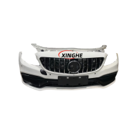 Pour Mercedes Benz Classe C W205 pare-chocs avant AMG C63 kit carrosserie avant de voiture C200 C260 kit carrosserie assemblage de buse avant