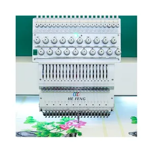 Hefeng professional custom computer 20 Needles Single Head Embroidery Machine for High quality