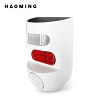 Luz de Alarma con Sensor de Movimiento y Energía Solar HAOMING, con Luz Estroboscópica LED y Alerta Sonora para Seguridad en Exteriores