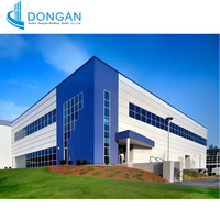 Atelier en structure d'acier léger préfabriqué, fourni par l'usine, avec services de découpe, pliage et soudage, à vendre