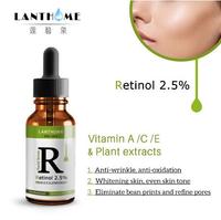 Retinol 2,5% Vitamin C / A Gesichts-Anti-Falten-Serum Entfernen Sie dunkle Flecken Kollagen Anti-Aging-Serum White ning Face Serum