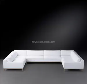 FERLYLIVING ODM OEM Leather Sectional Sofa Living Room Furniture Velvet Sofa Set Sectional Sofabed