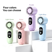 Ventilateur portable sans pales à piles, mini, vert, avec logo personnalisé, idéal pour la voiture et la maison, modèle 2024 - Meilleures ventes