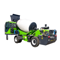 Camion malaxeur à béton autochargeur Chine, camion malaxeur à béton et ciment autochargeur pour travaux de construction