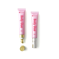 Colle corporelle invisible premium, imperméable et écologique de 20 ml, adhésif de mode à tenue forte toute la journée, sans danger pour la peau, pour tops bandeau fins