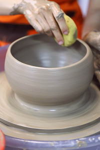 DIY Arts Pottery <strong>Clay</strong> Ceramic Stainless Steel &amp; Resin Round Drying Slab Compression <strong>Plate</strong> Craft Tool for Kids and Adults - Product Image 4