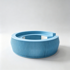 Comptoir de réception artistique personnalisé pour bar, hôtel, bureau, club, magasin, hôpital - Product Image 3