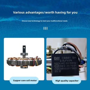 48InchIndustrial <strong>Ceiling</strong> <strong>Fan</strong> Household Living Room Iron Leaf Industrial Hanging <strong>Black</strong> Three-blade Large Wind Electric <strong>Fan</strong> - Product Image 5