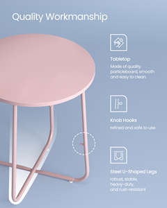 <span class=keywords><strong>Table</strong></span> basse ronde moderne <span class=keywords><strong>VASAGLE</strong></span>, petite <span class=keywords><strong>table</strong></span> d'appoint avec panier en tissu pour salon - Product Image 5
