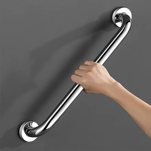 <span class=keywords><strong>Barre</strong></span> d'appui <span class=keywords><strong>de</strong></span> sécurité pour toilettes pour personnes handicapées, design moderne, finition chromée en acier inoxydable, écologique, OEM Homedec HD-GB002 - Product Image 4