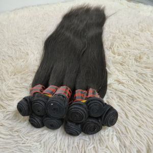 Letsfly 16.5$ Paquetes de cabello humano liso de 28 pulgadas, 20 piezas al por mayor, negro natural, 50 gramos, 100% cabello humano, trama de cabello - Product Image 5