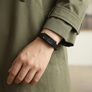 <span class=keywords><strong>Bracelet</strong></span> en <span class=keywords><strong>cuir</strong></span> de haute qualité pour homme, compatible avec Google <span class=keywords><strong>Fitbit</strong></span> Air Band, accessoires pour montre connectée sport. - Product Image 6