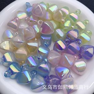 Trapezoid Resin Pendant <b>Beads</b> 16mm Iridescent For Bracelet Making DIY Jewelry Components Yiwu Origin - Product Image 1