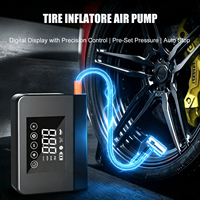 Compresseur d'air numérique pour pneus avec écran LED et lumière SOS, portable, tout-en-un, démarreur de batterie de voiture 12V 1200A, booster de batterie, batterie externe Pro