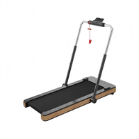Tapis de course électrique pliable de l'usine chinoise, vitesse réglable, minuterie, support de téléphone, machine de marche unisexe