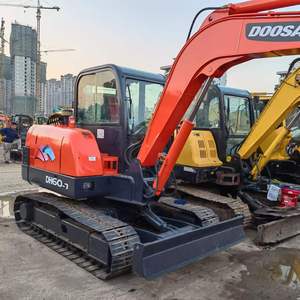 Excavadora Usada Coreana Doosan DH60 de 6 Toneladas, Mini Excavadora de Cadenas Usada con Precio Competitivo en Stock - Product Image 3