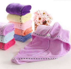 Custom Disposable Microfiber <strong>Hair</strong> Drying Towel <strong>Wrap</strong> for Women <strong>Microfibre</strong> <strong>Hair</strong> Turban Towel - Product Image 2