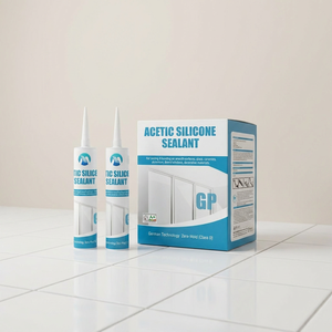 Sellador de Silicona GP Profesional y Duradero, Curado Acético, Anti-Moho, Acabado de Alto Brillo <span class=keywords><strong>para</strong></span> Baños, Duchas, Artículos Sanitarios - Product Image 1