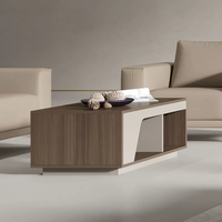 Table de réception de bureau écologique de qualité E0, bureau créatif pour la préparation du thé et combinaison de canapé de bureau assorti