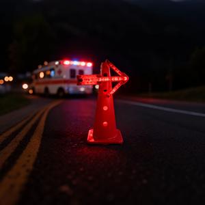 Luz <span class=keywords><strong>de</strong></span> Señalización LED <span class=keywords><strong>de</strong></span> Seguridad Recargable con Certificación CE ROHS, Luz <span class=keywords><strong>de</strong></span> Guía <span class=keywords><strong>de</strong></span> <span class=keywords><strong>Flecha</strong></span> LED Plegable Portátil con 64 LED para Camiones y Automóviles - Product Image 3