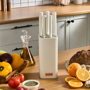 <span class=keywords><strong>Karaca</strong></span> Massimo Premium Juego de Cuchillos de Cocina Antracita de 6 Piezas Incluye Cuchillo y Bloque de Chef - Product Image 2