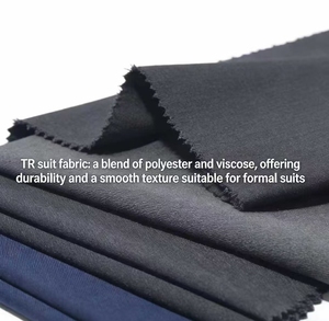 Tissu Super Tergal TR pour Costumes, Viscose/Polyester, Infroissable, pour Uniformes Scolaires Africains Garçons (Cameroun), Quatre Saisons - Product Image 2