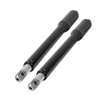 Système d'ouverture de portail solaire moderne en métal PKM-C01-L pour villa