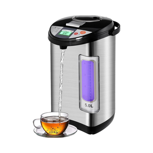 Đa chức năng 5L Ấm đun nước điện thép không gỉ nước nóng quả an toàn khóa 5 Nhiệt độ cài đặt hẹn giờ chức năng điện - Product Image 1