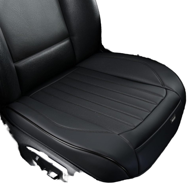 2 Pack Black Leather Breathable Single