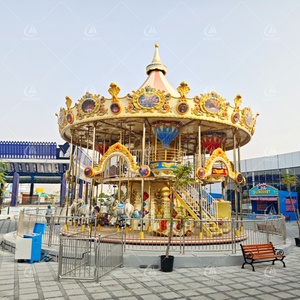Carrusel de Doble Plataforma de Alta Capacidad para Niños y Adultos, Carrusel de Dos Pisos, Equipo de Caballos Giratorios para Parques de Atracciones y <span class=keywords><strong>Carnavales</strong></span> al Aire Libre - Product Image 5