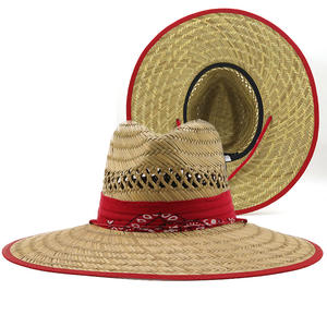 Sombreros de Paja de Vaquero Británicos al por Mayor LDSC, Sombreros de Paja de Ala Ancha con Diseño Calado, Sombreros de Paja Naturales para Granja, Sombreros de Paja de Panamá Nuevos para Playa - Product Image 5