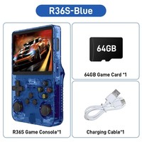 Nkiwi R36S Portable rétro Open Source Linux système Console de jeu vidéo portable 64GB/128GB IPS 20000 + jeux Pocket Gameboy