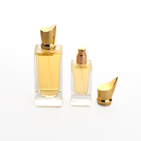 Flacons de parfum de luxe arabes personnalisés avec écran givré imprimé en usine, avec vaporisateur à pompe, flacon en verre