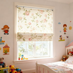 Sang trọng tùy chỉnh thực hiện 100% polyester thân thiện với môi không thấm nước Roman Rèm dọc nâng Con lăn rèm được xây dựng trong cài đặt đồng bằng - Product Image 2