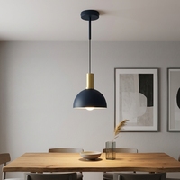 Décoration d'intérieur, lampes de chambre à coucher postmodernes, style nordique, petite lampe à abat-jour en métal créative, hôtel, bureau, café, bar, lampes suspendues LED