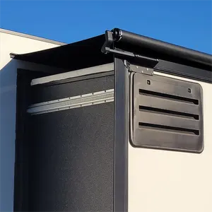 Awnlux schwarzer modularer Schneckdach-Schutz für Wohnmobil, Reisewohnwagen, 5. Räder und Wohnmobil