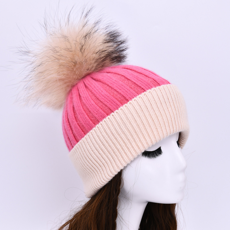 rose vif et beige 2